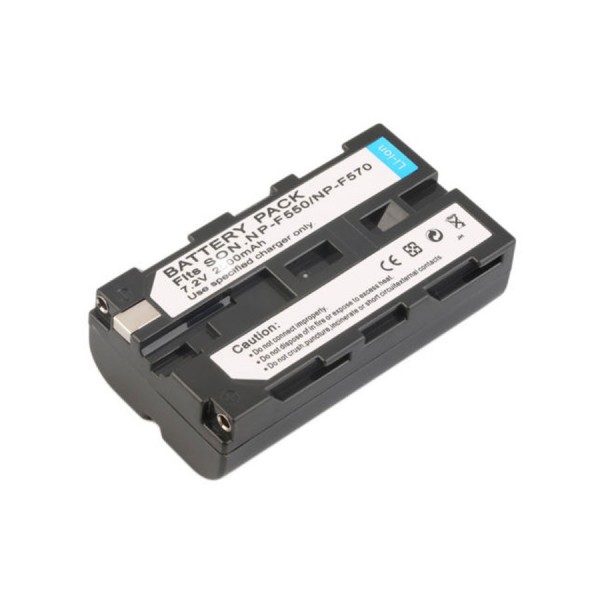 NP-F550 7.2V 2000mAh μπαταρία για LED