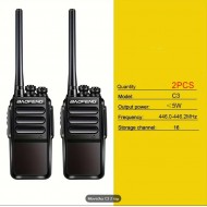5W Baofeng C3 Walkie Talkie Special Edition UHF (2 Psc)