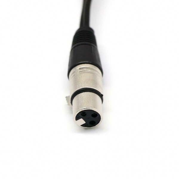 WOXLINE καλώδιο μετατροπέας XLR 3 Pin FEMALE To 2 Dual MALE Plug 