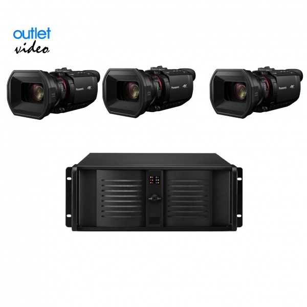 PANASONIC HC-X1500 Live Streaming 3 Cameras Setup