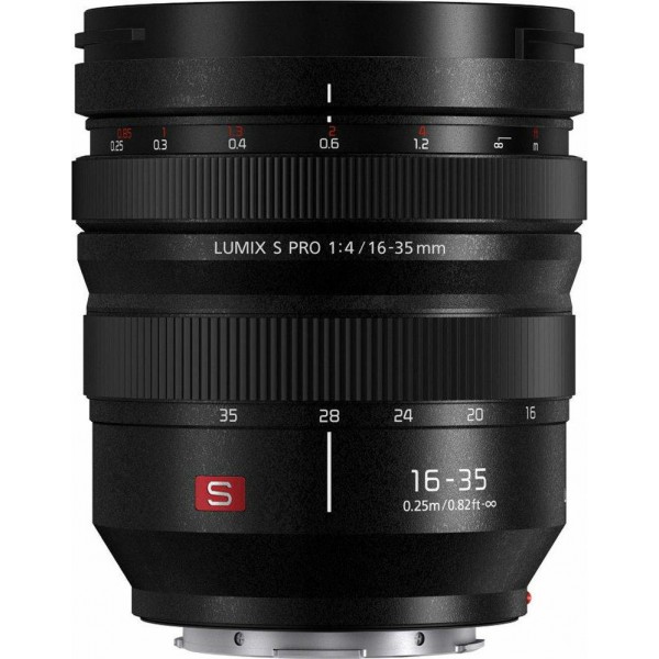 Panasonic Full Frame Φωτογραφικός Φακός Lumix S PRO 16-35mm f/4 Wide Angle / Wide Angle Zoom για Leica L Mount Black