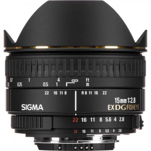 Sigma 15mm f/2.8 EX DG Diagonal Fisheye Lens for Nikon F