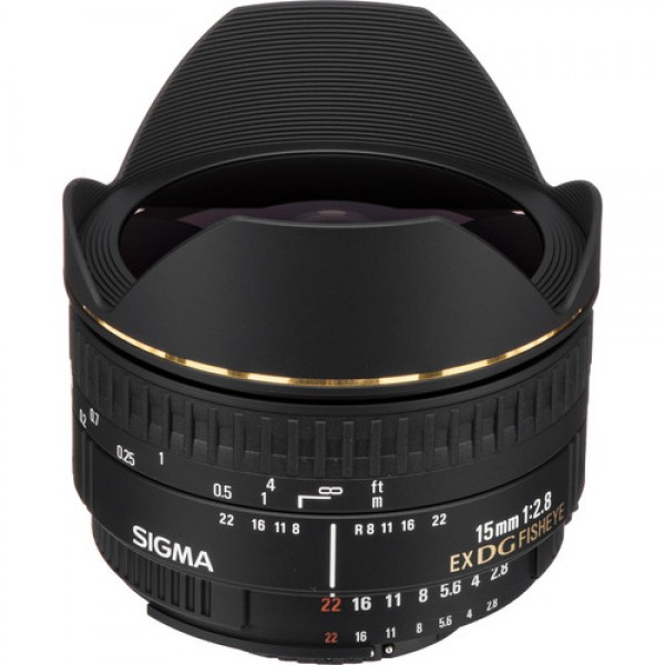 Sigma 15mm f/2.8 EX DG Diagonal Fisheye Lens for Nikon F