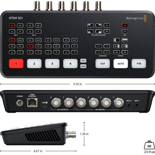 Τηλεοπτικός μίκτης Blackmagic Design ΑΤΕΜ SDI