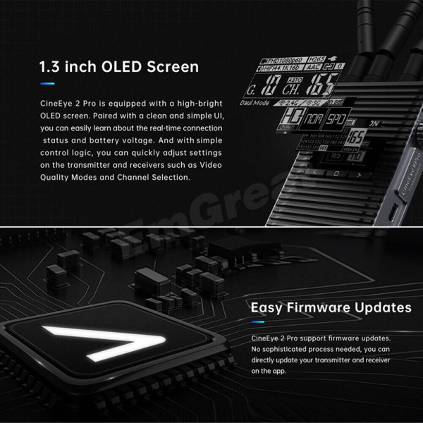 ACCSOON CineEye 2S Pro Επαγγελματικός πομποδέκτης εικόνας και ήχου