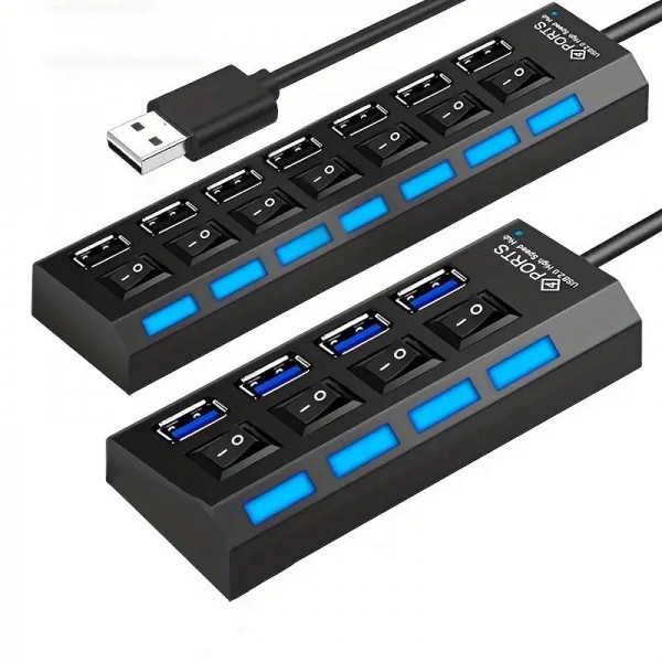 Διανομέας USB 3.0 4 θυρών υψηλής ταχύτητας 