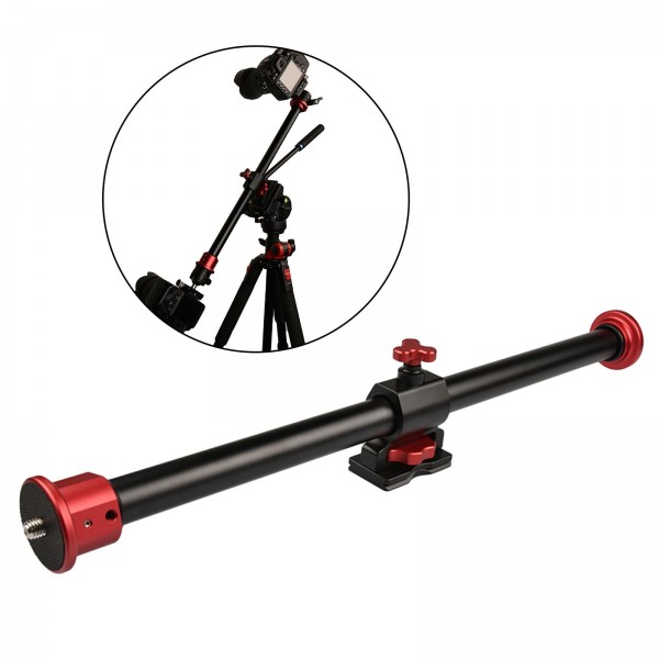 Universal DIAT Double End Camera Tripod Cross Arm Horizontal Bar for Photography