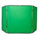 StudioLine Panoramic Collapsible Aluminium Background 4m Chromakey Green
