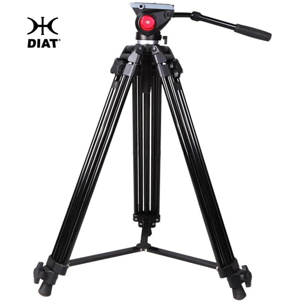 1,85m Diat Tripod TV40 w Fluid Drag Head - Load 12kg