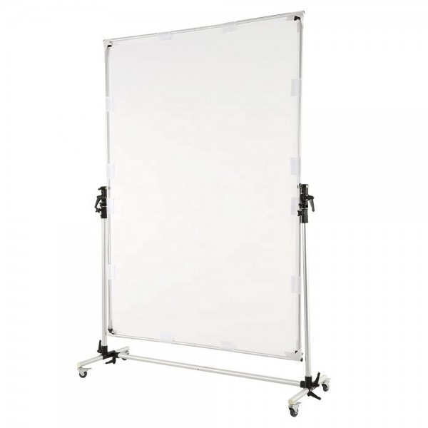 StudioLine Τriple Large Sun Scrim Frame Diffuser and Reflector With Wheel Stands