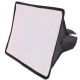 Flash Silver Lambency Diffuser Softbox Soft Box 17x15cm