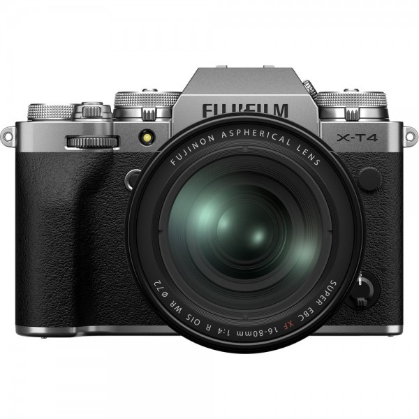 FUJIFILM X-T4 Mirrorless Camera with 16-80mm Lens (Silver) Φωτογραφική Μηχανή