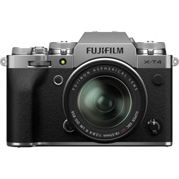Fujifilm X-T4 Digital Camera Kit με XF 18-55mm F2.8-4 R LM OIS Lens (Silver) Φωτογραφική Μηχανή