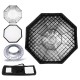 PhotoCame Οκταγωνικό Softbox with Bowens Speed Ring and Grid 95cm