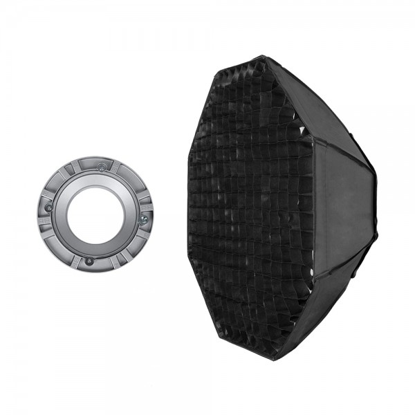 PhotoCame Οκταγωνικό Softbox with Bowens Speed Ring and Grid 95cm