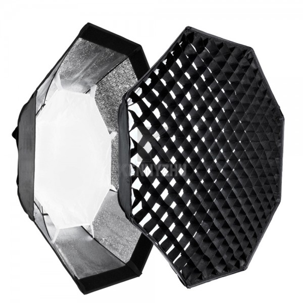 PhotoCame Οκταγωνικό Softbox with Bowens Speed Ring and Grid 95cm