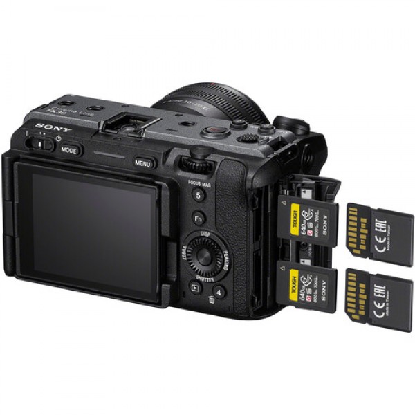 Sony FX30 Digital Cinema Φωτογραφική Μηχανή με XLR Handle Unit