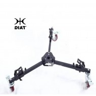 DIAT-DW75 Heavy Tripod Pulley Moving dolly with Rubber Wheels load 50kg