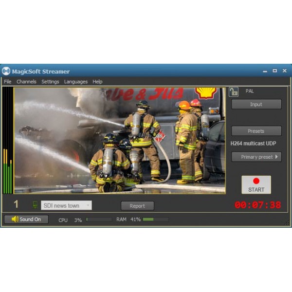 MagicSoft Streamer Broadcast Software SD/HD