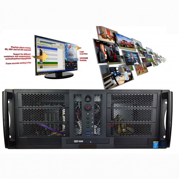 OUTLETVIDEO Broadcast Playout Automation System with Software 32GB