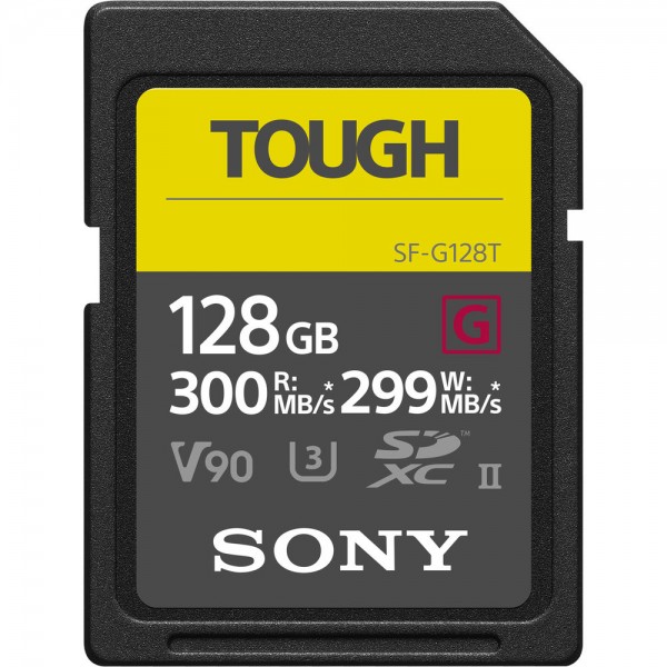 Κάρτα Μνήμης Sony Tough SF-G SDXC 128GB Class 10 U3 V90 UHS-II