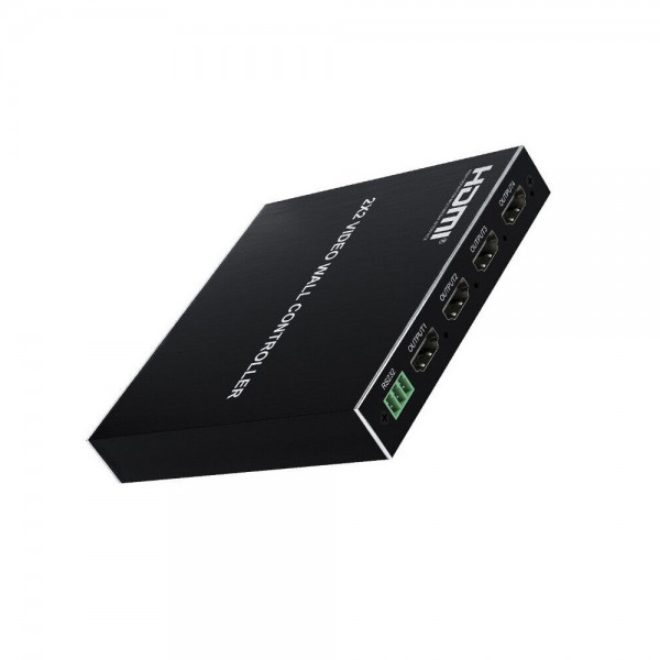 Επαγγελματικό 4 Channel Video Wall Controller Processor 2x2 4 TV Splicing Display Kit