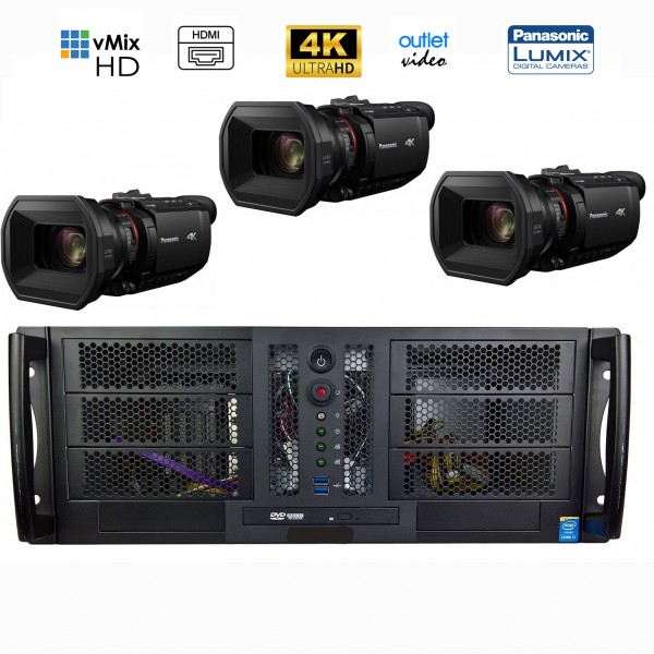 PANASONIC HC-X1500 Live Streaming HDMI 3 Cameras Setup