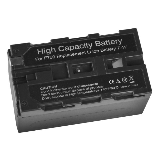 NP-F750 7.2V 5200mAh Battery Led