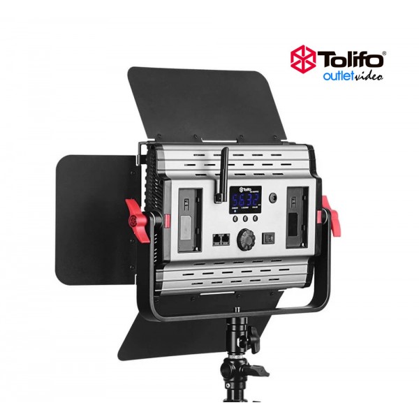 Φωτιστικό TOLIFO GK-1000B PRO CRI 98 Aluminum Studio Led + AC Power (Bi Color 7.200 LM)