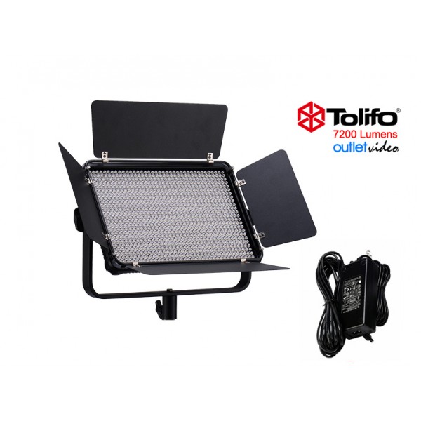 Φωτιστικό TOLIFO 912S  CRI 95 Professional Studio Led + τροφοδοτικό (Daylight 6.600 LM)