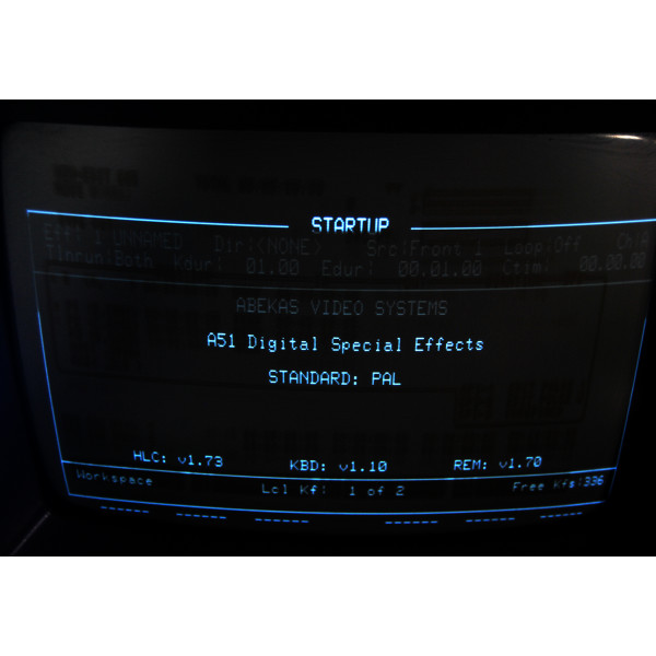 Vintage Broadcast Abekas A51+ Digital Special 3D Effects system PC