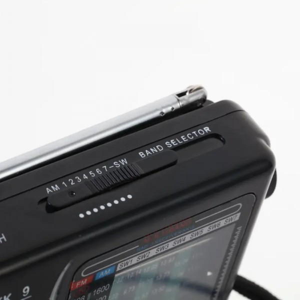 Φορητό Ραδιόφωνο AM FM Βραχέων SW1-7 Μεσαίων με ηχείο