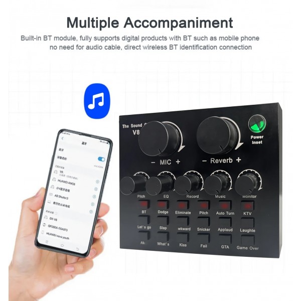 WOXLINE sound card set anchor live broadcast equipment sound card mobile phone