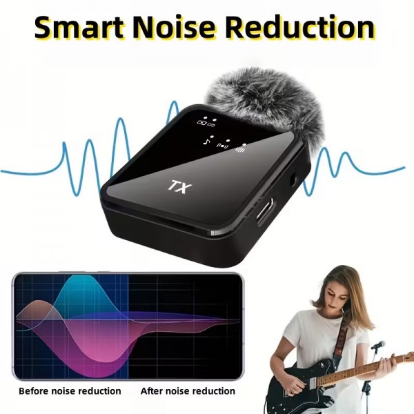 DIAT Διπλό Ασύρματο μικρόφωνο για Android Type C