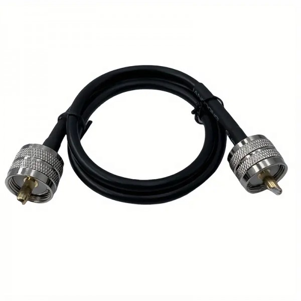 152cm PL-259 UHF Coaxial Cable RG58 For HF HAM CB Radio Antenna Analyzer Dummy Load SWR 