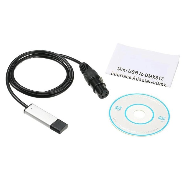 USB to DMX DMX512 Interface Adapter Cable Stage Light Controller Cable