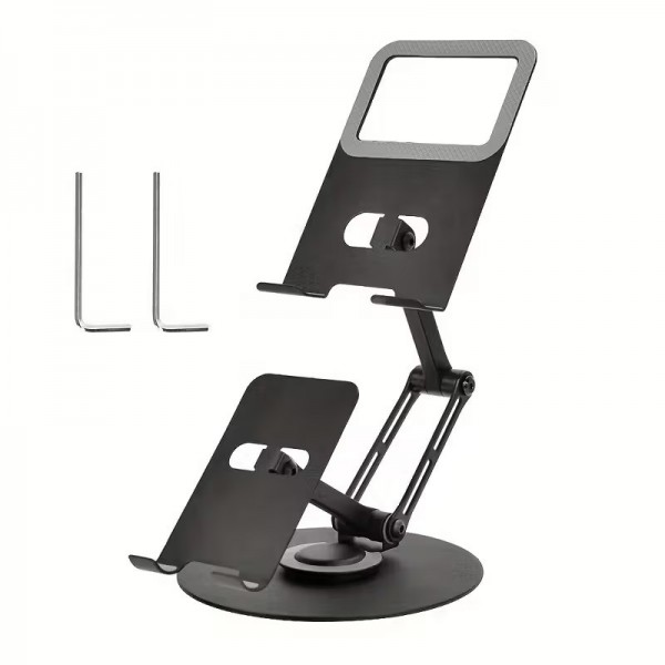 Περιστρεφόμενη Διπλή Μεταλλική Βάση για Τηλέφωνο κ Tablet