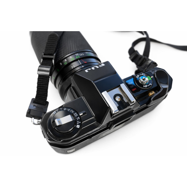 Vintage Fuji AX Multi Program SLR Camera w LENS