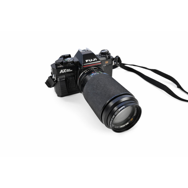 Vintage Fuji AX Multi Program SLR Camera w LENS