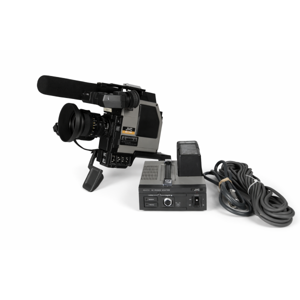 Working Vintage JVC BY-110 3-tube camera 1985 Full Kit