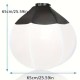 Lantern Softbox Bowens Mount Light Modifier Studio Lighting 65cm