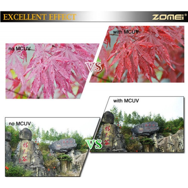 77mm MCUV Πολυστρωματικό Φίλτρο ZOMEI HD PRO Ultra Slim με ιαπωνικά κρύσταλλα