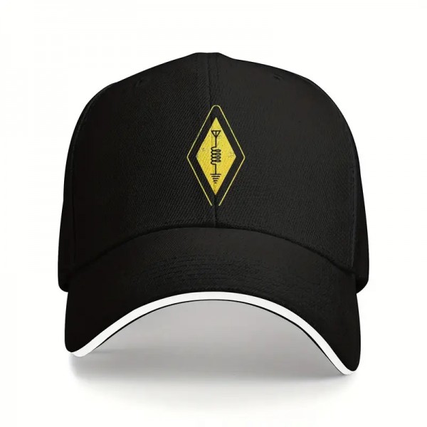 Ραδιοερασιτεχνικό Καπέλο International Amateur Ham Radio symbol Cap Μαύρο