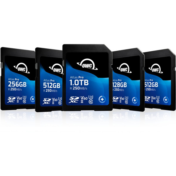 512GB OWC Atlas Pro SDXC UHS-II V60 Media Card USA