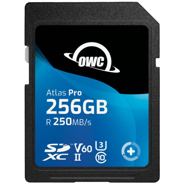 256GB OWC Atlas Pro SDXC UHS-II V60 Media Card USA