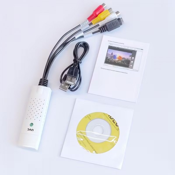 New Easycap USB 2.0 Video VHS to DVD PC HDD Converter Capture Card