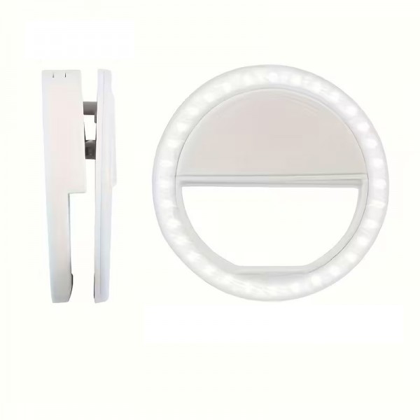 Φωτιστικό LED δαχτυλίδι για live streaming με Smartphone Tablet (Μαύρο)