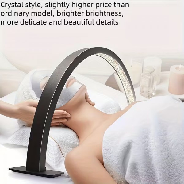 Επιτραπέζιο καμπυλωτό Φωτιστικό Led για Κάθετη Φωτογράφιση κ Άλλες Χρήσεις (λευκό)  