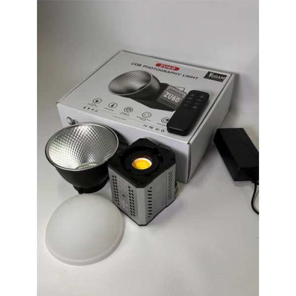 Φωτογραφικό Φωτιστικό ZU60 60W COB Video Dimmable Light 2700-7500K 