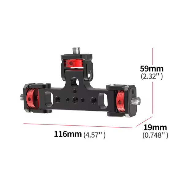 Τριπλή Βάση στήριξης για πολλαπλή τοποθέτηση φωτογραφικών εξαρτημάτων